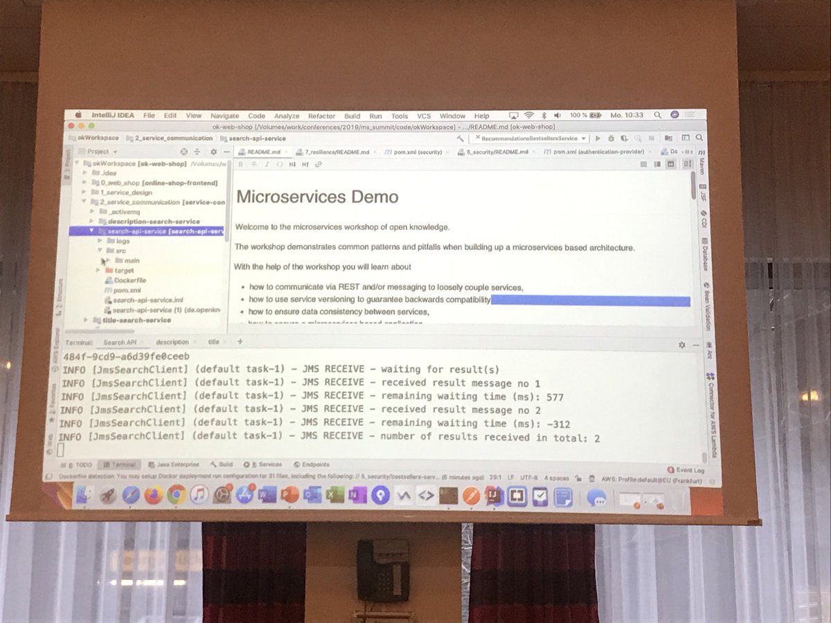 Kristalsoftware's tweet photo. #DDDSummit &amp; #MicroservicesSummit in Berlin! It’s all about Bounded Context. https://t.co/sVi1iDaSOM