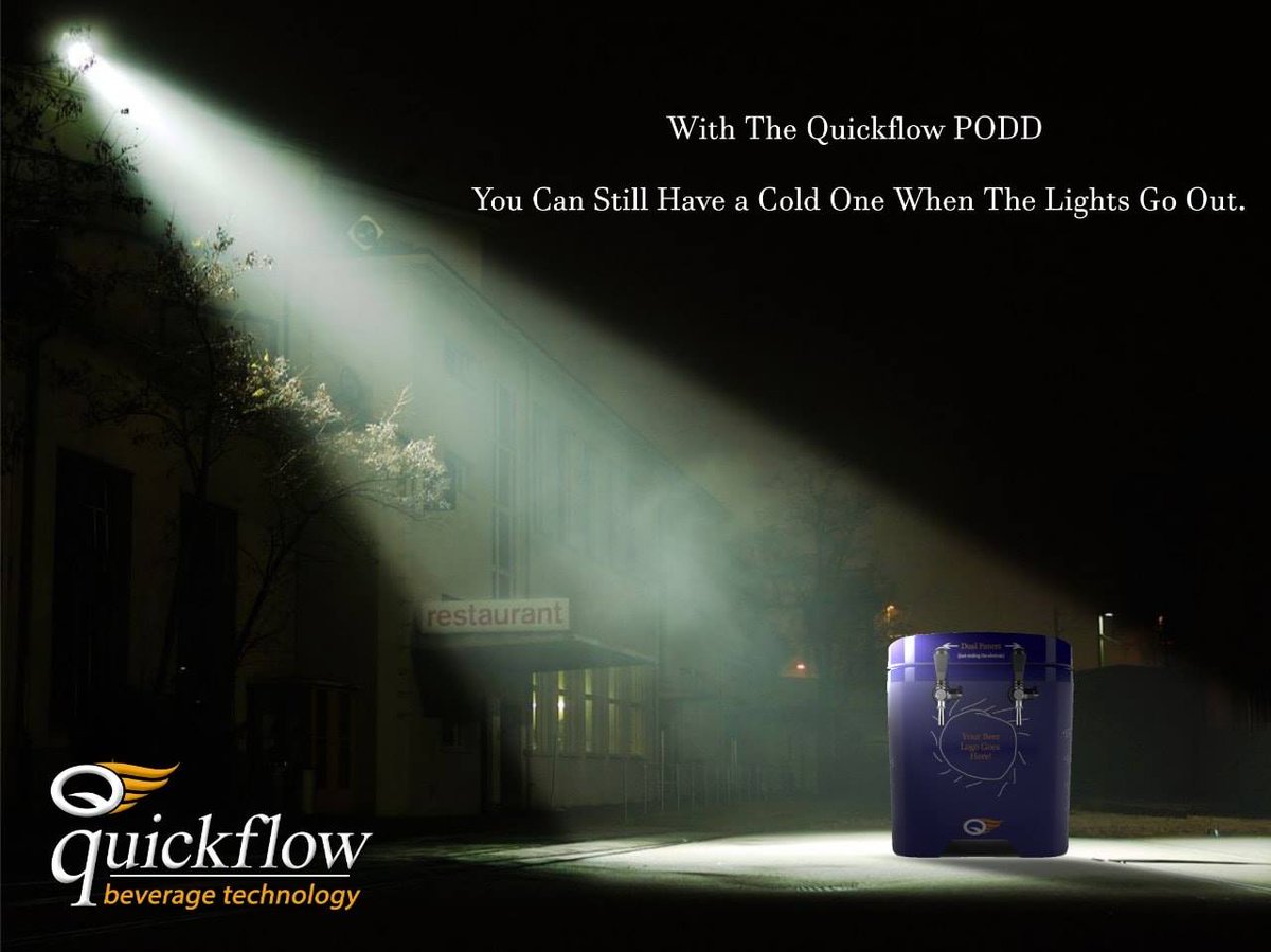 QuickflowT's tweet image. Our solution to #EskomBlackouts .  Keep pouring cold refreshing beer even when the lights go out.
