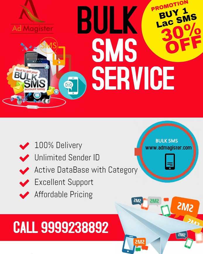 AdMagister |   Bulk SMS Service Noida &amp; Bangalore
bulksmsdelhincr1.blogspot.com/2019/10/bulk-s…

#BulkSMSServices #BulkSMSService #BulkSMSGurgaon #BulkSMSNoida 
#BulkSmsServiceinBangalore #BulkSmsServiceinGurgaon
#BulkSmsProviderinDelhiNCR  #BestBulkSmsService