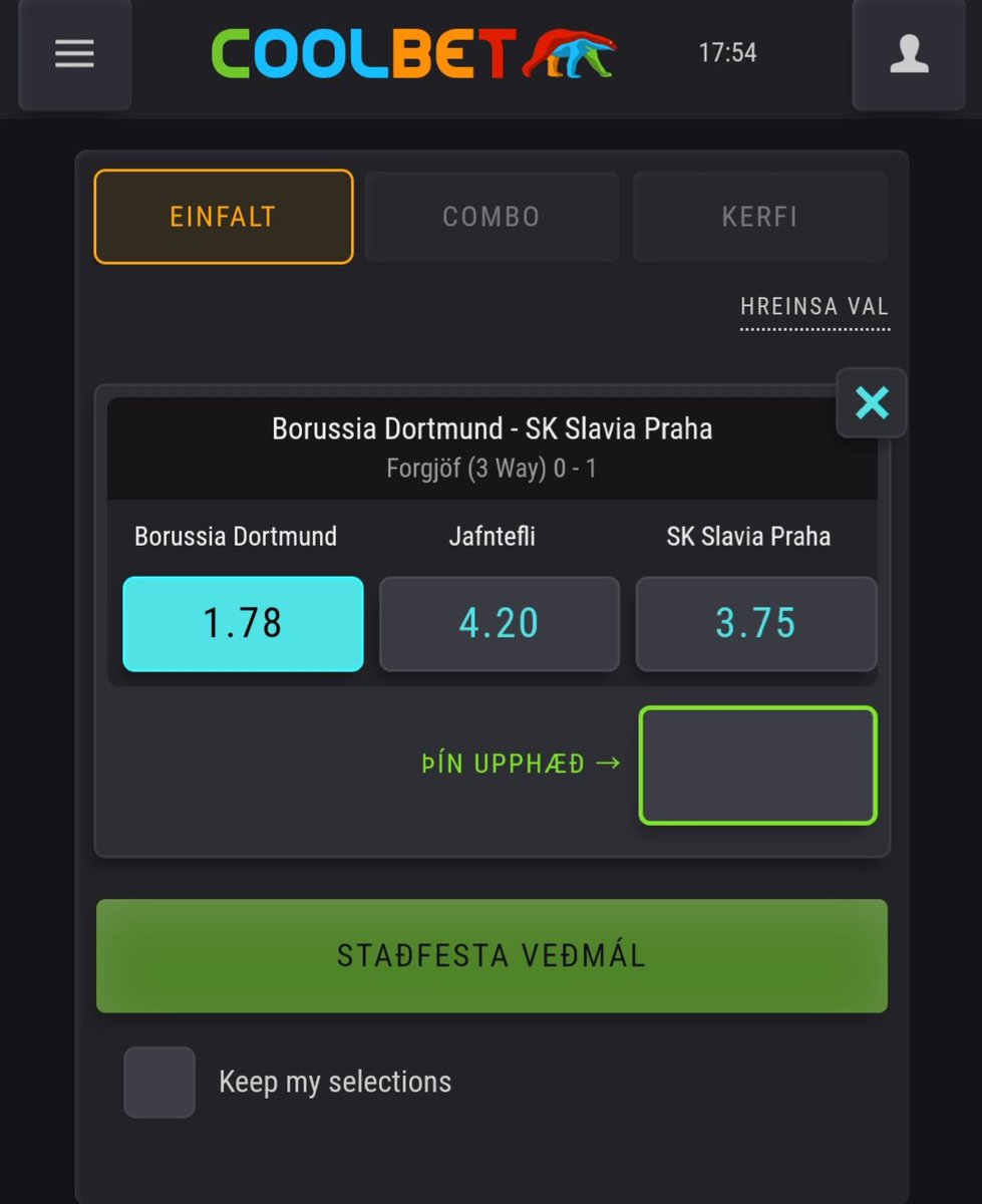 🇩🇪Borussia Dortmund - Slavia Prague🇨🇿
♟Borussia Dortmund -1
📌7/10