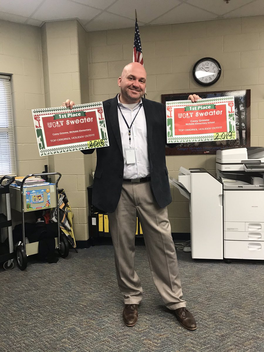 GrimmeSVMSchool's tweet photo. itโs tough to defend the title. Next year will be a challenge. Now, where can I find live reindeer?๐๐#UglysweaterSpring #2020Contest @SpringISD @McnabbSchool https://t.co/45LMbxypkL