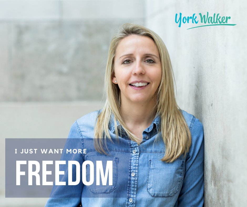 yorkwalker10's tweet photo. I JUST WANT MORE FREEDOM IN MY LIFE

This is one of the many reasons women give me when I ask them why they want to start their own business.

WHAT WAS YOUR MOTIVATION FOR STARTING YOUR BUSINESS? https://t.co/oykFN3gZ4f
