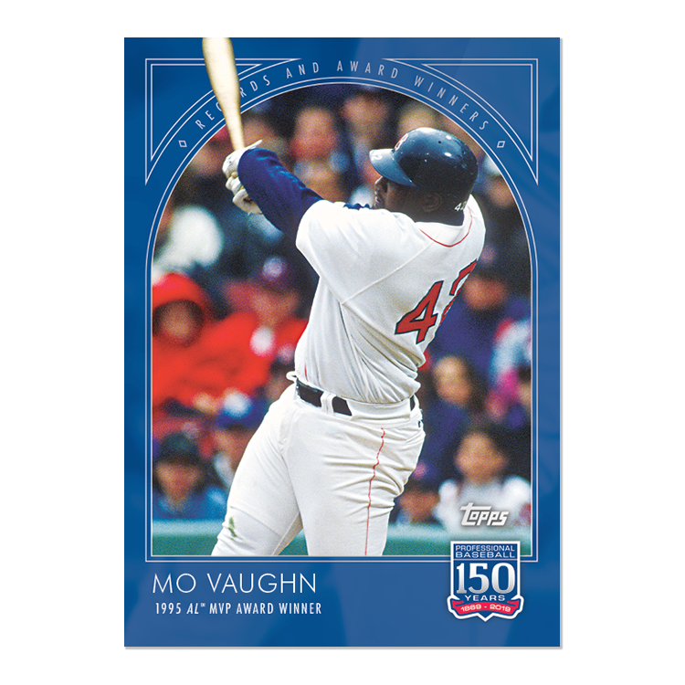CardboardStats's tweet image. New #150YearsofBaseball cards!

#121 Mo Vaughn, Red Sox, Records &amp;amp; Award Winners
#122 Roberto Alomar, Blue Jays, Historic Moments
#123 Tony Gwynn, Padres, Artist Renditions

Gwynn artwork by @GraigKreindler