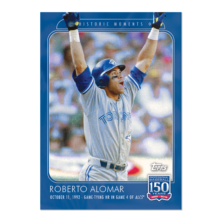 CardboardStats's tweet image. New #150YearsofBaseball cards!

#121 Mo Vaughn, Red Sox, Records &amp;amp; Award Winners
#122 Roberto Alomar, Blue Jays, Historic Moments
#123 Tony Gwynn, Padres, Artist Renditions

Gwynn artwork by @GraigKreindler