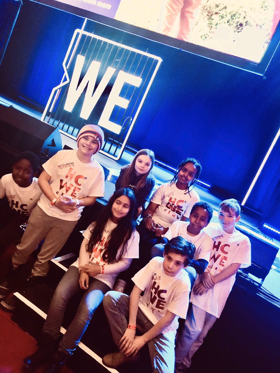 MissBrownOCSB's tweet photo. Being a Superhero means caring and the Holy Cross #WEClub members care! And, come on, this could pass as a comic book cover for the newest superhero group! @WEMovement #WEDay #WEDayOttawa #MyHeros #Proud2BHC https://t.co/AYeEbay5kF