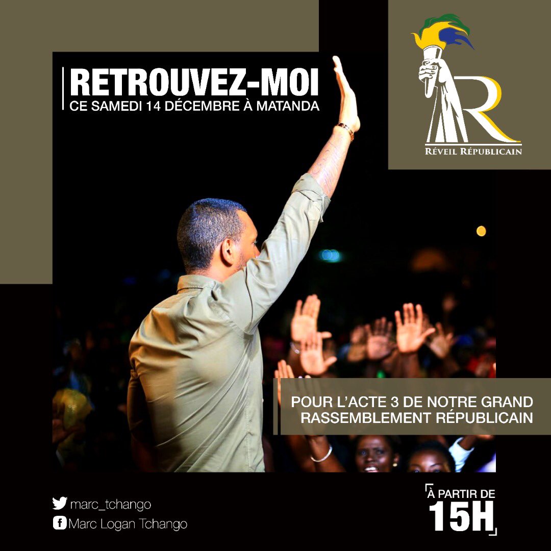 marc_tchango's tweet photo. Après les quartiers #Salsa et #Matiti, l’acte 3 de notre grand rassemblement républicain aura lieu à #Matanda ( première pompe) ce samedi 14 décembre. 

À très bientôt mes chers #Républicains !

#RR #RéveilRépublicain #Tournée https://t.co/M0a5Eq2sFo