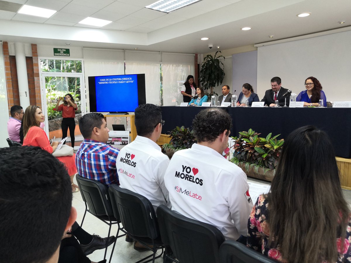 <a href="/PSDMorelos/">PSD Morelos</a> presente en el "Foro sobre Democracia y Derechos Humanos" que se lleva a cabo en la Casa de la Cultura Jurídica en Cuernavaca, Morelos. Celebrando que en 1948 se aprobó la Declaración Universal de los Derechos Humanos #SiMeLate