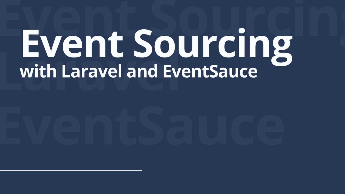 astrocasts's tweet photo. Today we'll be reviewing and getting inspiration from @driesvints work on the @EventSauce #Laravel package.

Watch live on https://t.co/cuSazKtVD5, Twitch, or YouTube.

2p ET / 11a PT / 7p UTC

https://t.co/Jp1BxPIvsy
https://t.co/mB6UHHfuco

#php #EventSourcing #CQRS #Astrocasts https://t.co/8dIt4TrOTW
