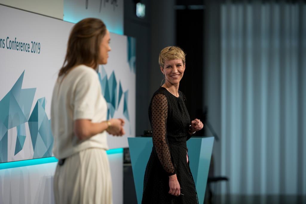 Connecting the digital dots by giving two real examples of our strategy in action 💪🏻 together with <a href="/JohannaPrestele/">Johanna Prestele</a> at this years #scc_19 💥 #coffeemug #ingenuity