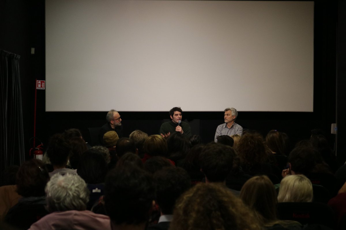 pinangelomarino's tweet photo. Con Pietro Marcello e Maurizio Braucci in dialogo su Martin Eden. Ieri alla Casa del Cinema di #Roma per @ilmesedoc di @AssDocit GRAZIE! https://t.co/qcSBg1ebb2