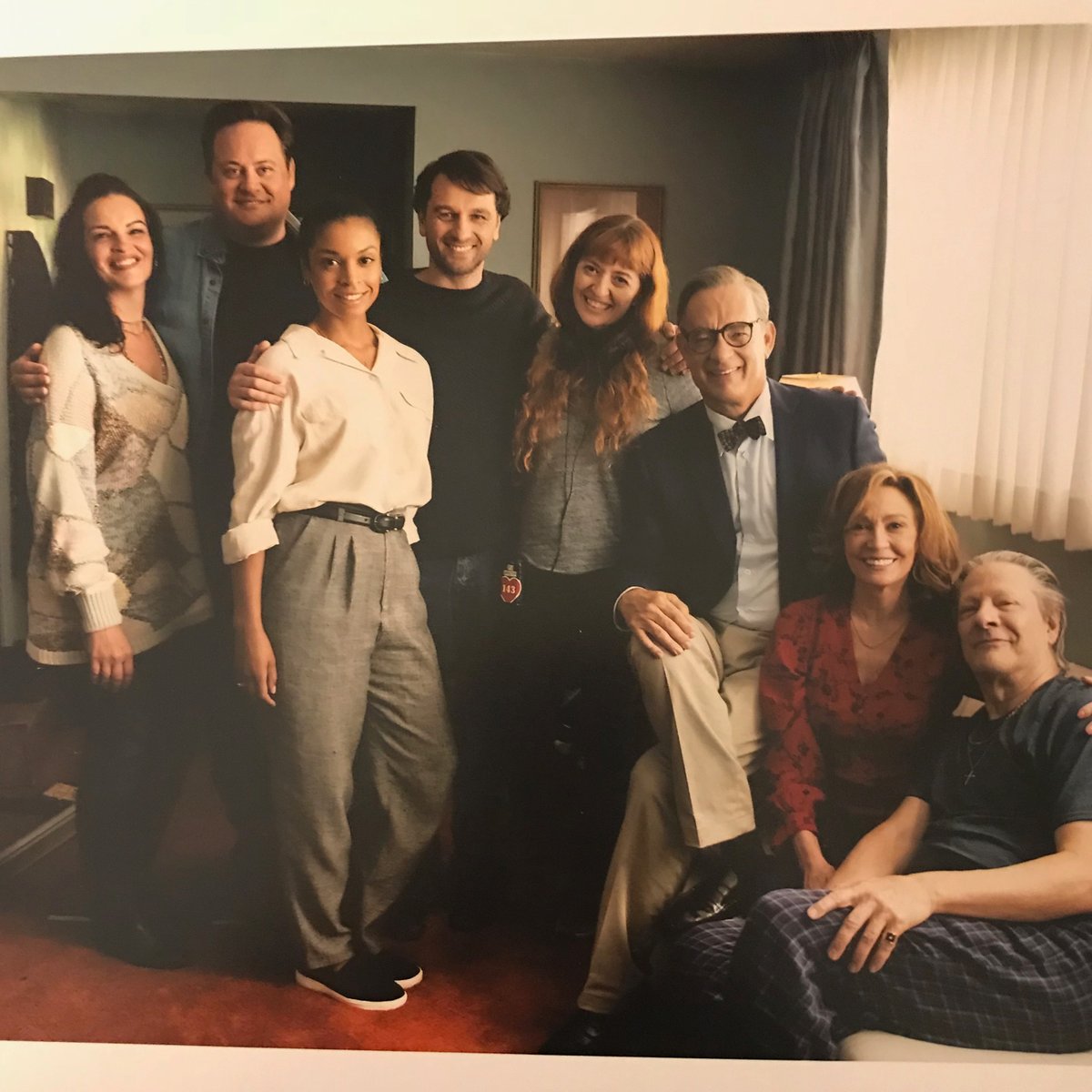 Wendy_Makkena's tweet photo. Have you seen #ABeautifulDayMovie yet? Please catch it in theaters this holiday season! This is the starring cast, with the brilliant Marielle Heller in the middle. @ABeautifulDay https://t.co/BPI4WYDhcd