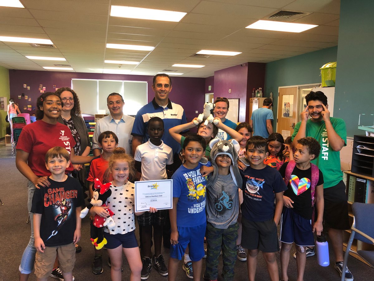 BradyIndustries's tweet photo. #GivingTuesday Today, we celebrate Brady Shines winner YMCA of Northern Utah who used grant dollars to increase access to their winter sports program for low-income families. Keep up the amazing work, YMCA! 💙⭐️💙⭐️
#BradyShines #TeamBrady #HonestlyBetter #YMCA https://t.co/s61Vx44QLK
