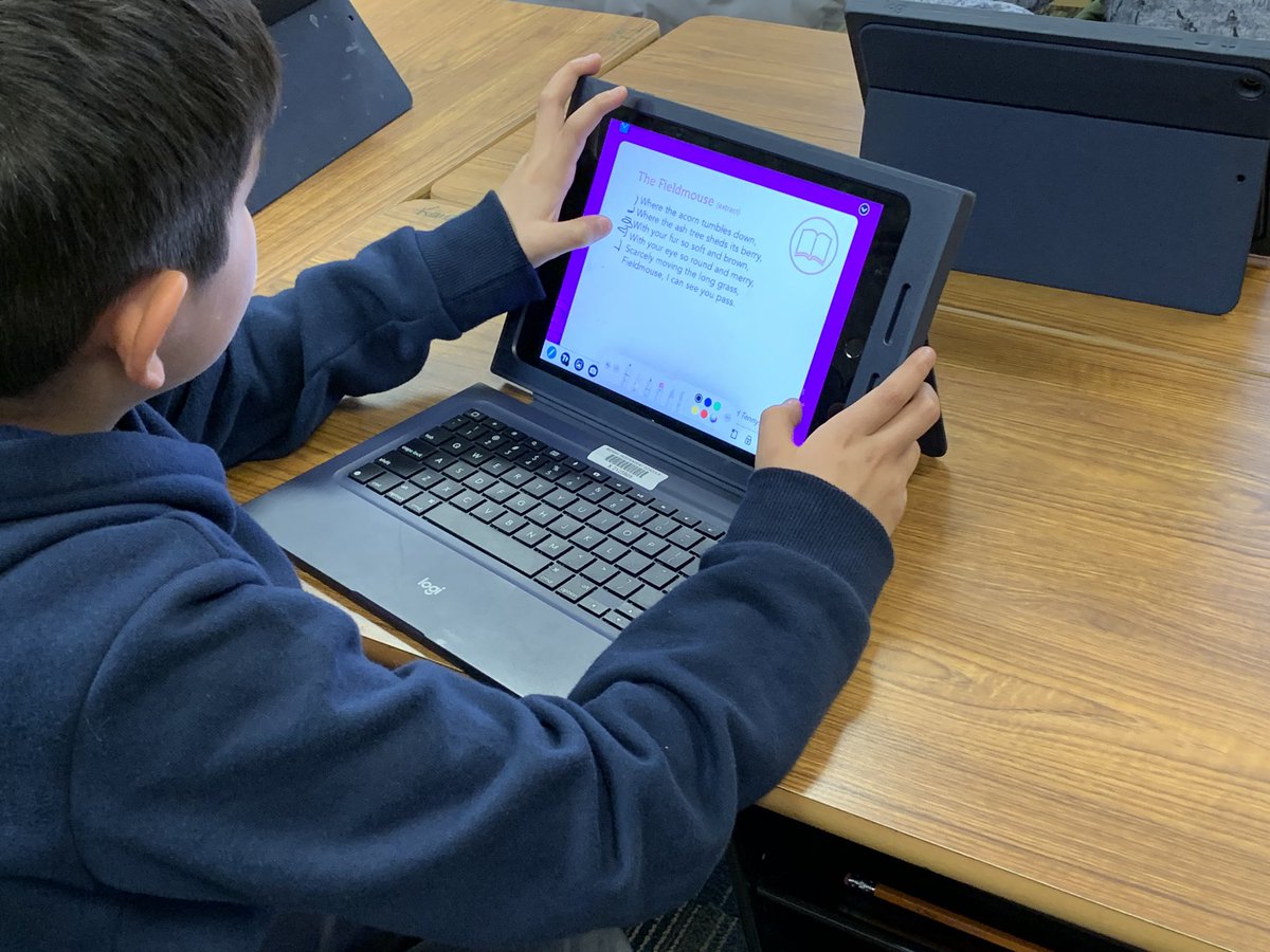 MrsMilletCCE's tweet photo. I love the lessons created by @nearpod !!! This poetry lesson used Collaboration, Draw It, and Open-Ended Questions to assess the students understanding! #cce12days https://t.co/9ynfK8X1ou