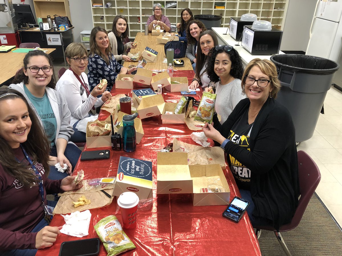 Thank you Lifetouch for treating our amazing CRJH staff to lunch!! #lifetouch #crjh #12daysofxmas #welovefood