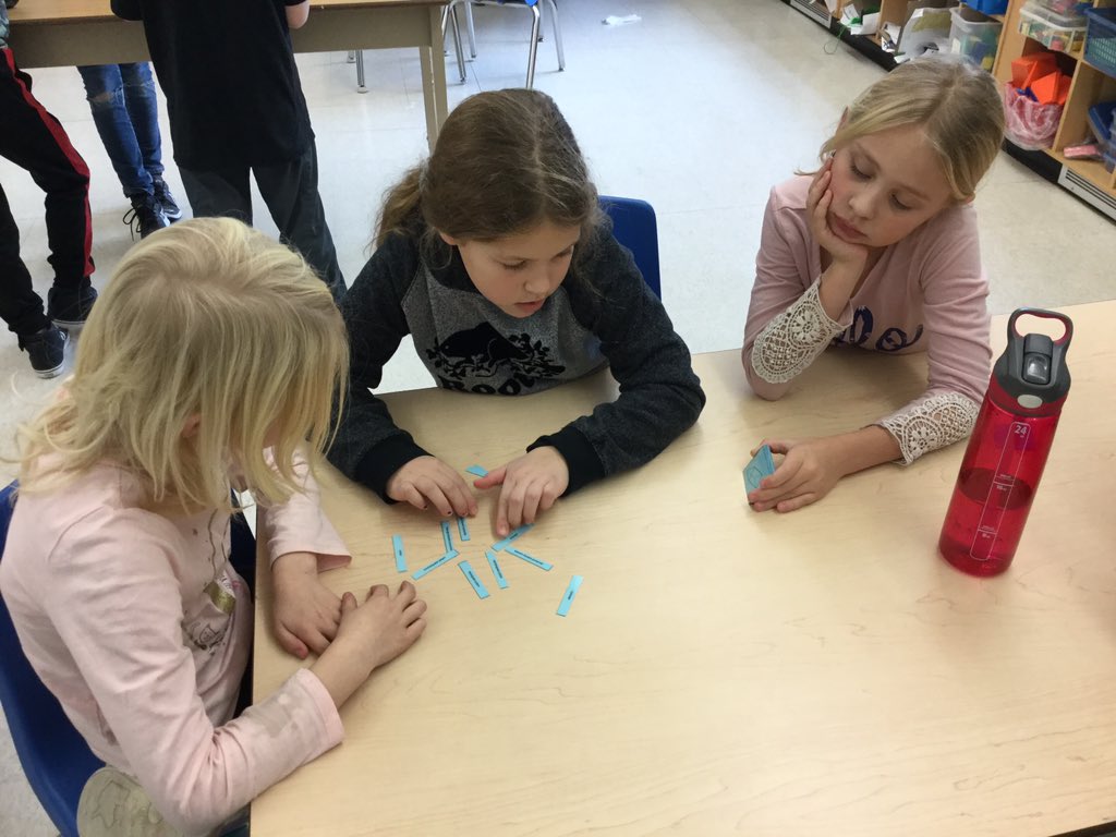 LaPorte_EES's tweet photo. Students are practising naming 3D shapes by playing Name That Shape in their base groups! #mathgames #learningthroughcollaboration #welovemath https://t.co/MPVybs4Uwh