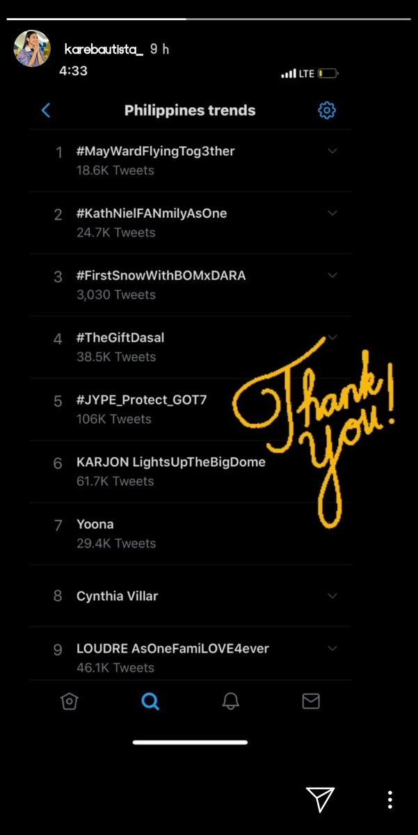 prensesmae's tweet photo. Thank you KarJon.. 💚💛💗
We love you both. Pahinga na din kayo. 😘

@MissKareee | @AljonMendoza_
KARJON LightsUpTheBigDome https://t.co/lEl4GpqzsX