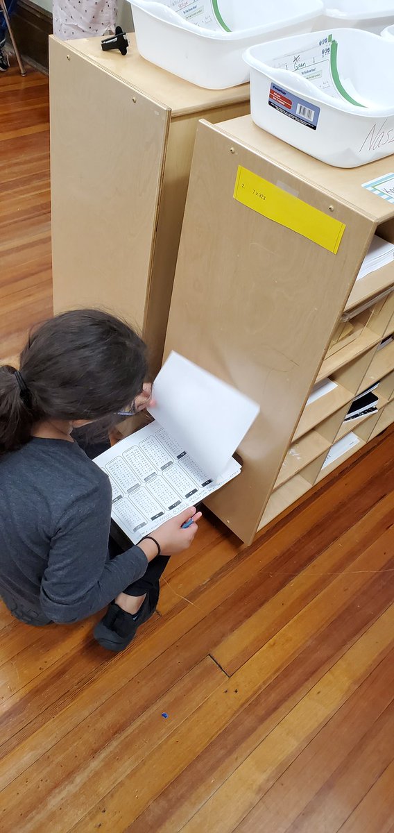 MsMenendez1's tweet image. Everyone in Room 200 was hard at work on their scavenger hunt today. They love being able to move around and solve multiplication problems! #WeeLearn #WeeLoveMath #WeeWorkHard @marissakane20