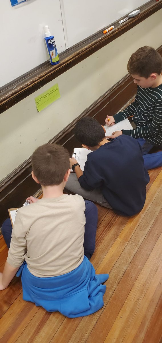 MsMenendez1's tweet image. Everyone in Room 200 was hard at work on their scavenger hunt today. They love being able to move around and solve multiplication problems! #WeeLearn #WeeLoveMath #WeeWorkHard @marissakane20