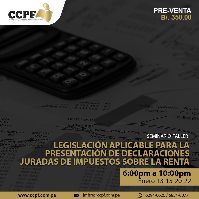 ccpfpma's tweet photo. #CursosEnero2020 este en especial seria en 4 fechas precio de preventa valido hasta 31 de Diciembre 2019 o hasta llenar los cupos lo que suceda primero
•
Info al whatsapp 📲6294-0626
Entra en https://t.co/JoQGs1uDYS
•
#Capacitaciones #profesionales #contadores #abogados https://t.co/0fboqkBmYX
