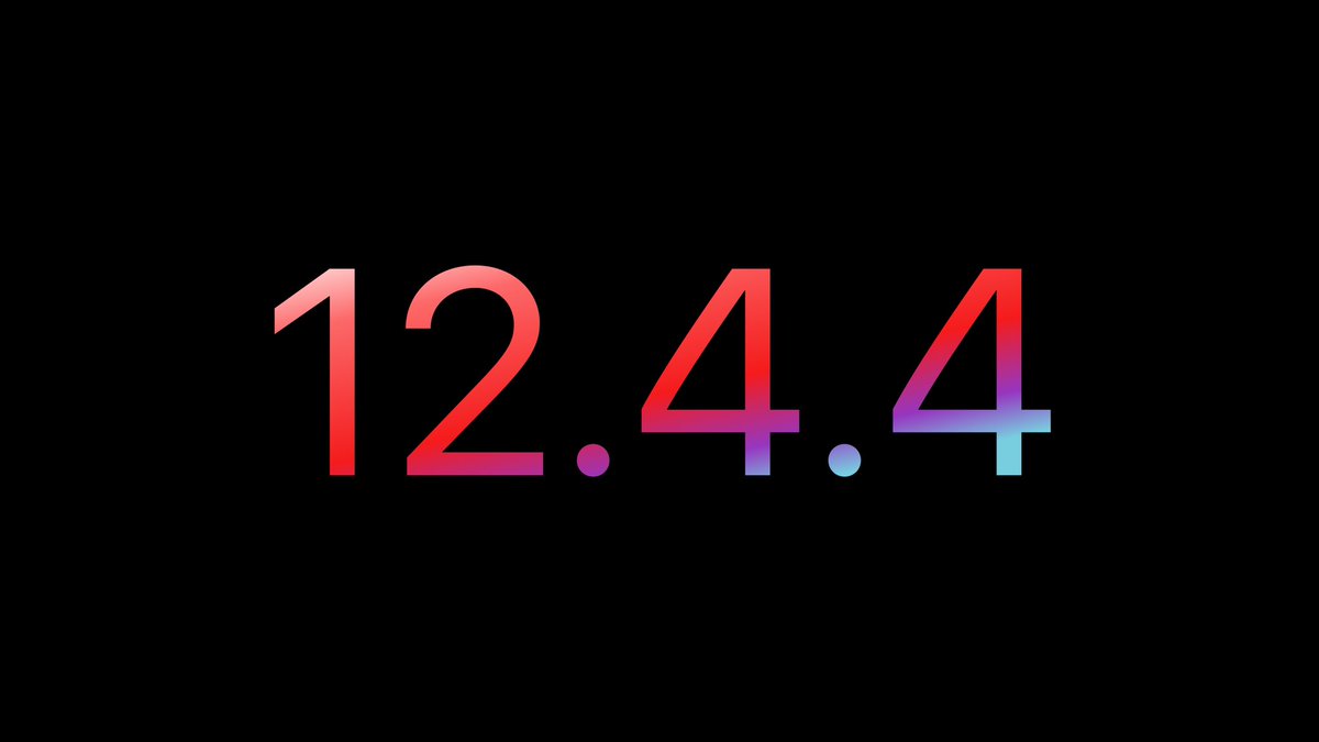 iSpeedtestOS's tweet image. Apple has also released iOS 12.4.4 for older devices. 
Build: 16G140
#iOS1244