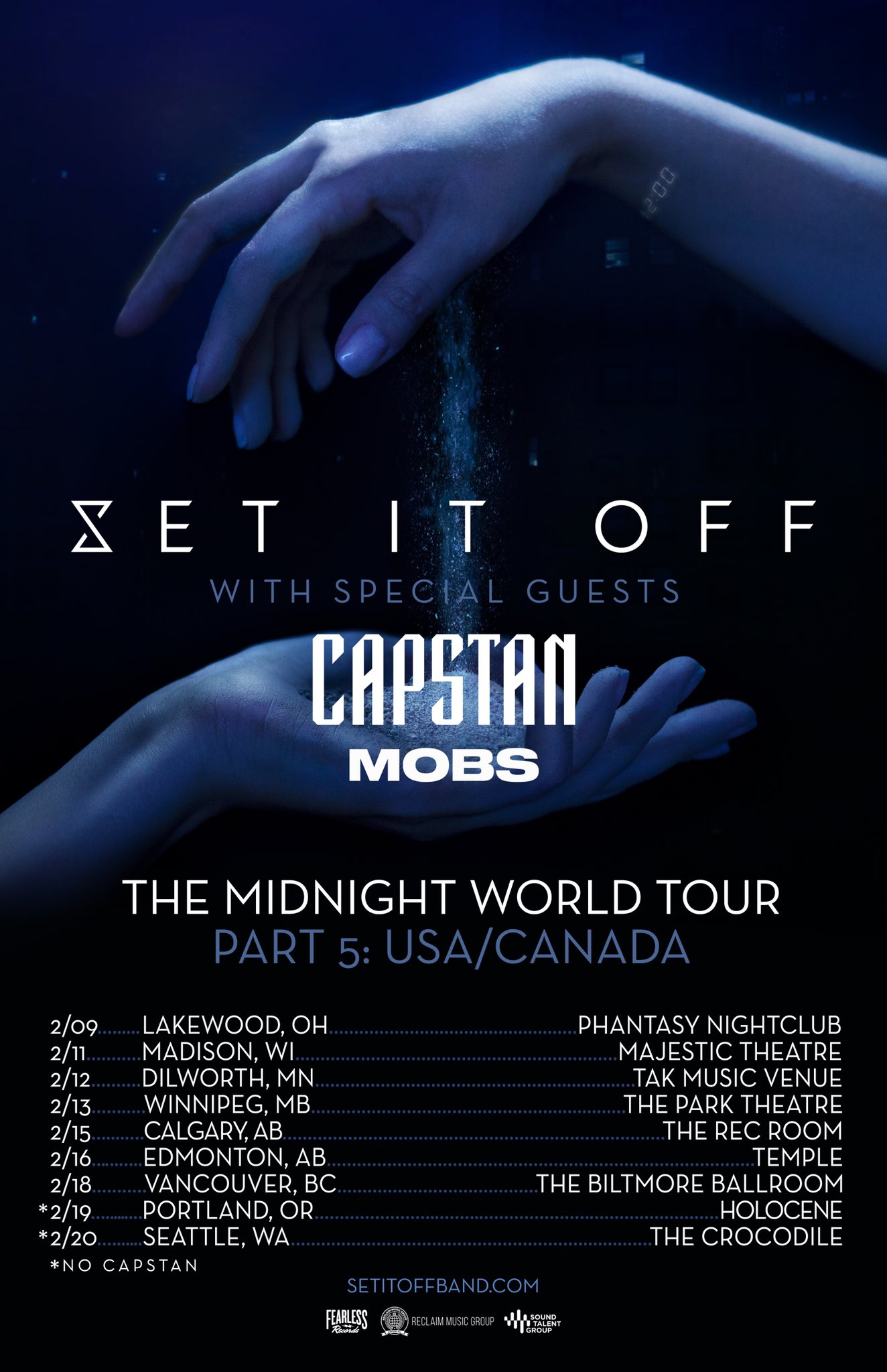 Set It Off on X: THE MIDNIGHT WORLD TOUR PART 5: USA/CANADA