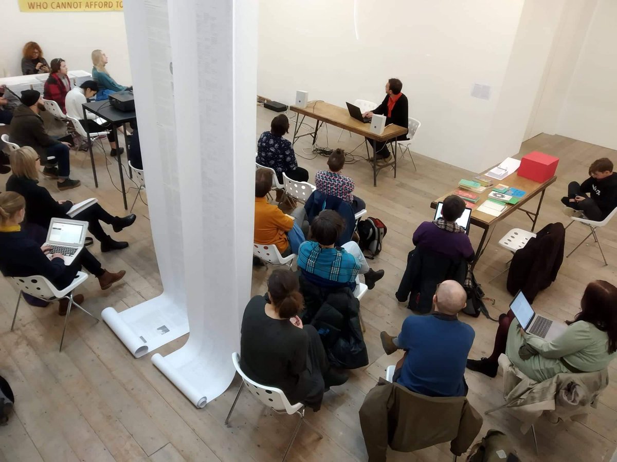 Huge thanks to @AndreaFrancke @EvaWeinmayr @kg_ubu Lawrence Liang @monoskop SlowRotation for their contributions to the exhibition, to @bodobalazs & @NThylstrup for their exceptional talks today & all of the participants who fed into an incredibly rich discussion...tbc, we hope!