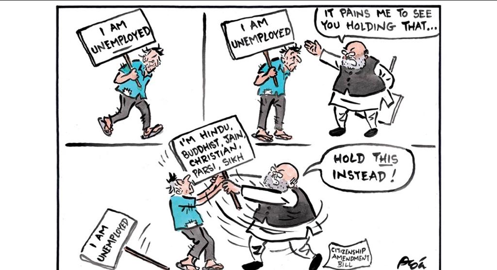 ShashiTharoor's tweet photo. The BJP's Weapon of Mass Distraction! https://t.co/fxOCReDplG