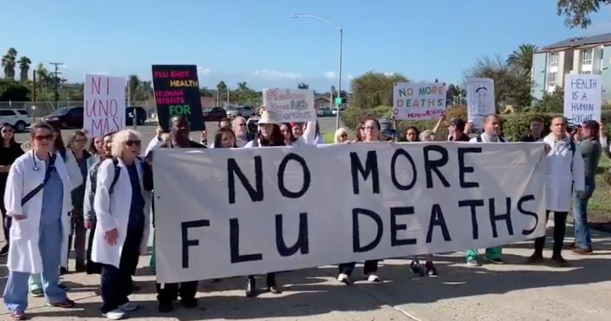 Chris_1791's tweet image. Activists turned away after showing up to Border Patrol detention facility with flu vaccines dlvr.it/RL1rkV #News #CustomsandBorderProtection via @dcexaminer
