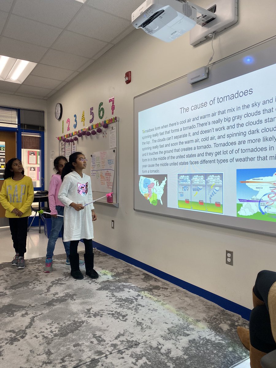 MsMacort's tweet photo. Loved learning about all different types of extreme weather in 4th grade! #pbl #ct https://t.co/qCHrJ3DED1