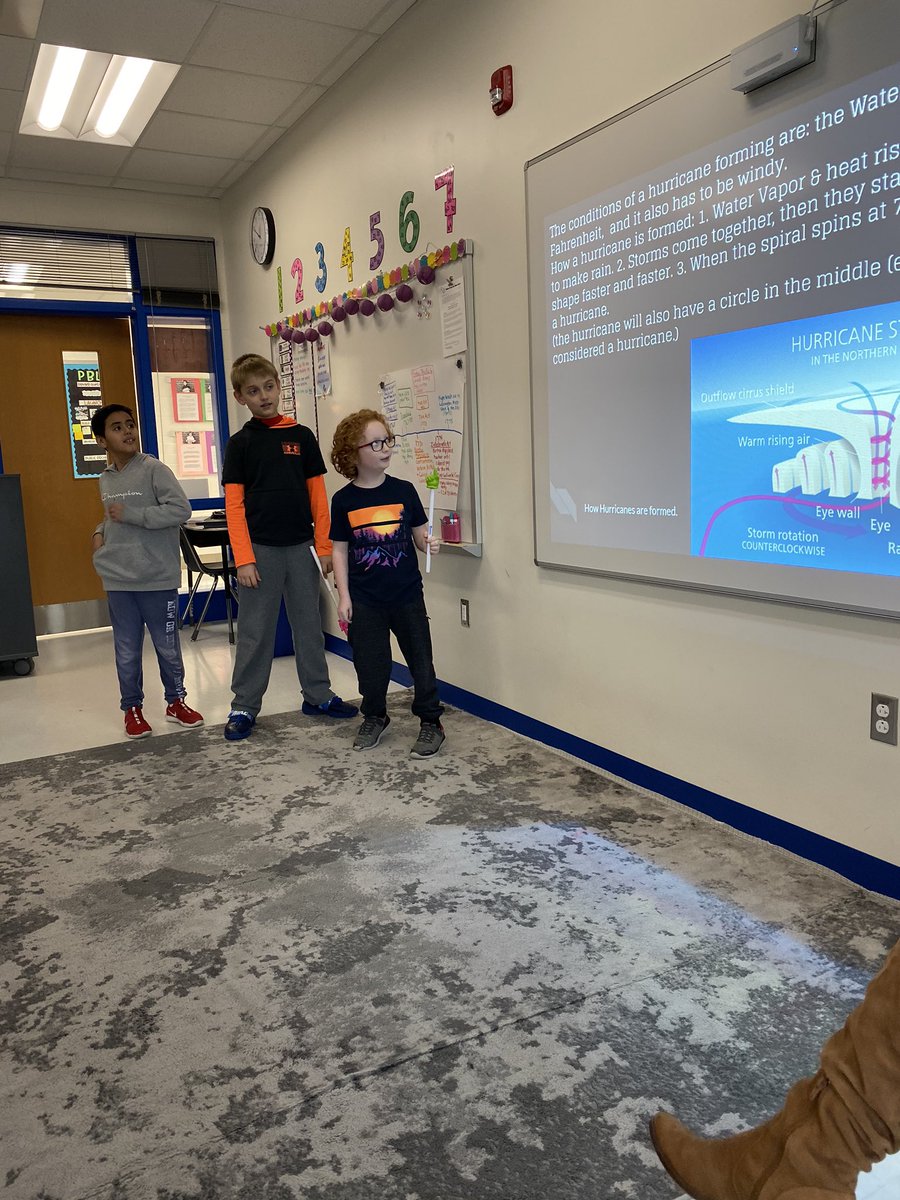 MsMacort's tweet photo. Loved learning about all different types of extreme weather in 4th grade! #pbl #ct https://t.co/qCHrJ3DED1