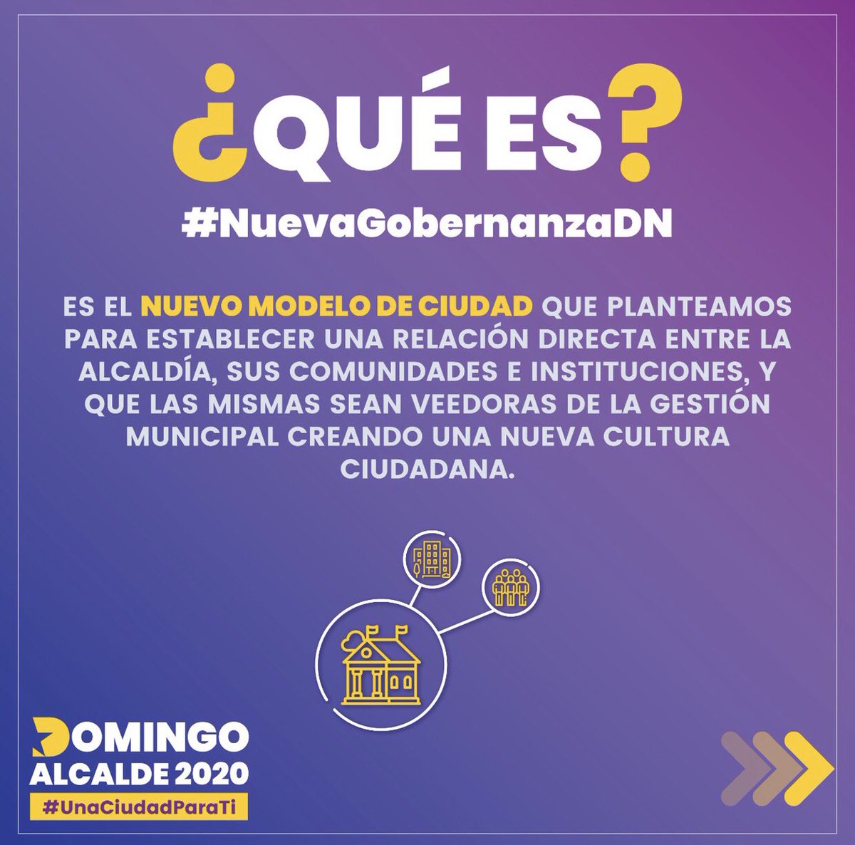 DomingoCG1's tweet photo. Iniciaré publicaciones con mis propuestas para la alcaldía, aqui te presento la primera; a qué me refiero cuando hablo de #NuevaGobernanzaDN y algunos puntos generales sobre cómo estará distribuida la alcaldía en cada circunscripción.
Espero tu integración.🤜🤛 #UnaCiudadParaTi https://t.co/0UHTcr7KTw