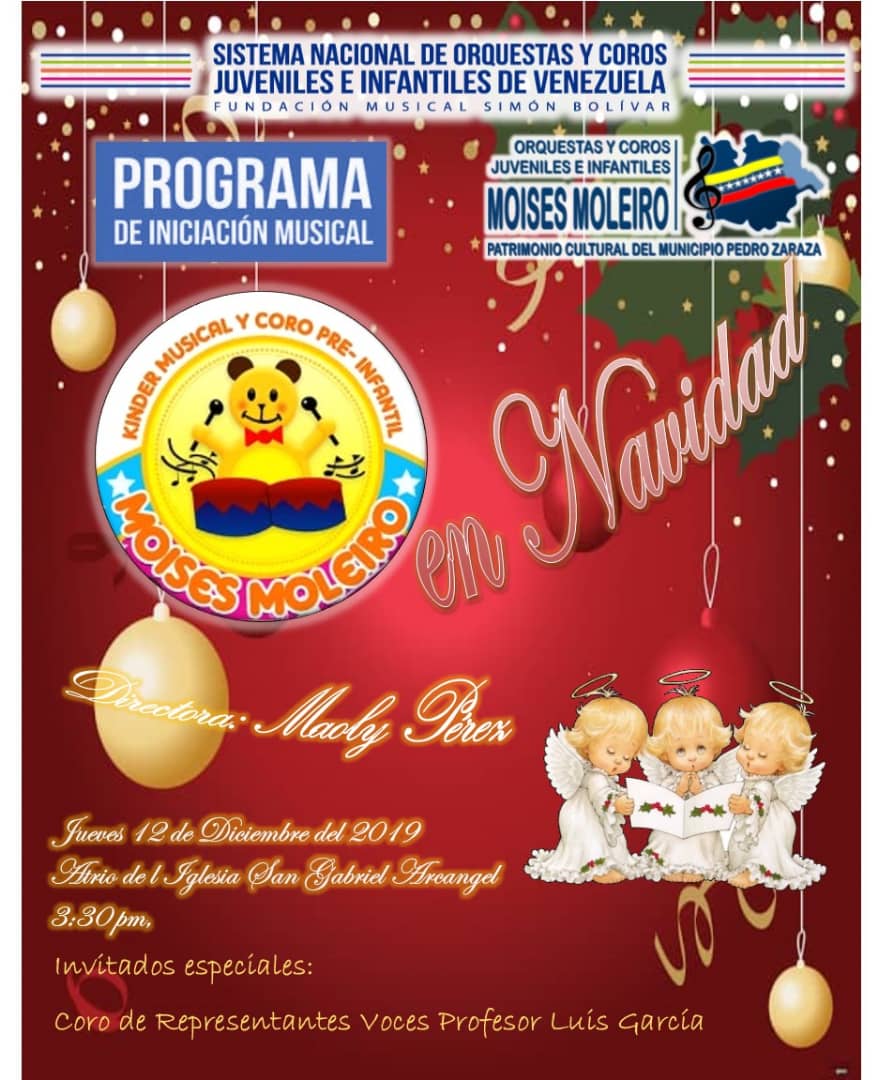 Te esperamos concierto de navidad .#iniciacionmusical #tocarcantaryluchar  <a href="/SistemaGuarico/">Sistema Orq. Guárico</a>