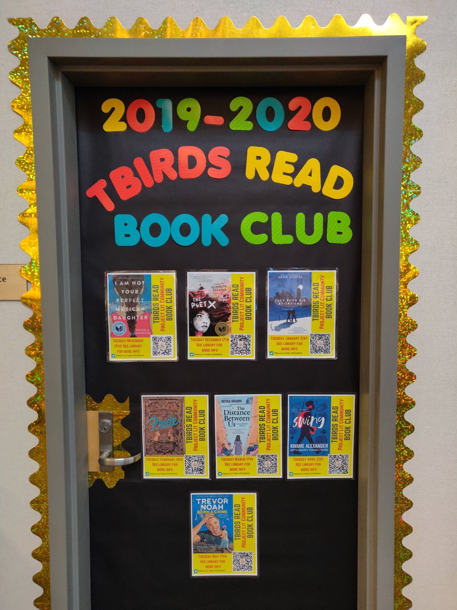TBirdsRead's tweet photo. TBirds Read has a year long plan! Join us 1st and 3rd Tuesdays of the month during lunches in the library! https://t.co/OZvI9zIDUh