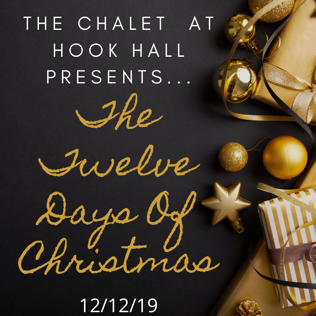 The #TwelveDaysOfChristmas is coming to The Chalet At Hook Hall! Every day we will announce a different drink special to celebrate! What better way to countdown to #Christmas?

#DCDrinkSpecials #DCDrinks #WashingtonDC