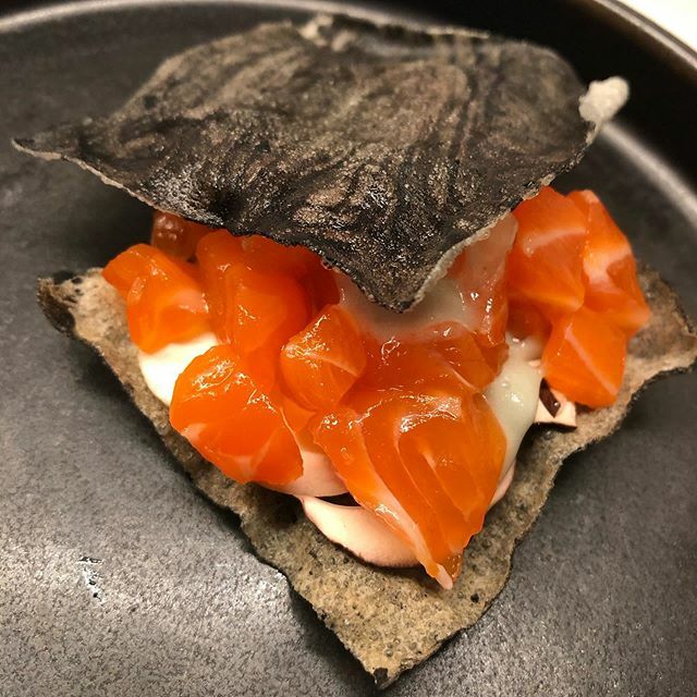 JamesWaddingto3's tweet image. Aged Sea Trout, nori @theseathesea_  from @leocarreiraa  I keep going back! #foodie #fish #londonfood #sustainablefishing #chef