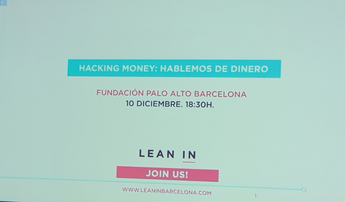 mtmachado's tweet photo. .@agenersurrell: Querer adaptarte es un error .. la manera como mejor te valorarán es lo que te hace diferente...
#HackingMoney @LeanInBCN
#LiderazgoEnFemenino https://t.co/jq1CZNq6cJ