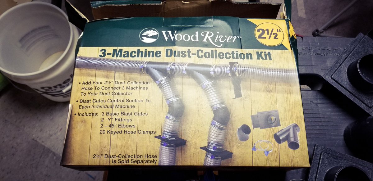 I don't have the shop room at the moment for a big ol dust collection system and saw this on sale so giving it a whirl. Any tips for a smaller sized system?
🐔
🐔
🐔
#dustcollection #nomoredustfilm #itsnotthesizethatmatters #woodriver #shopvactotherescue