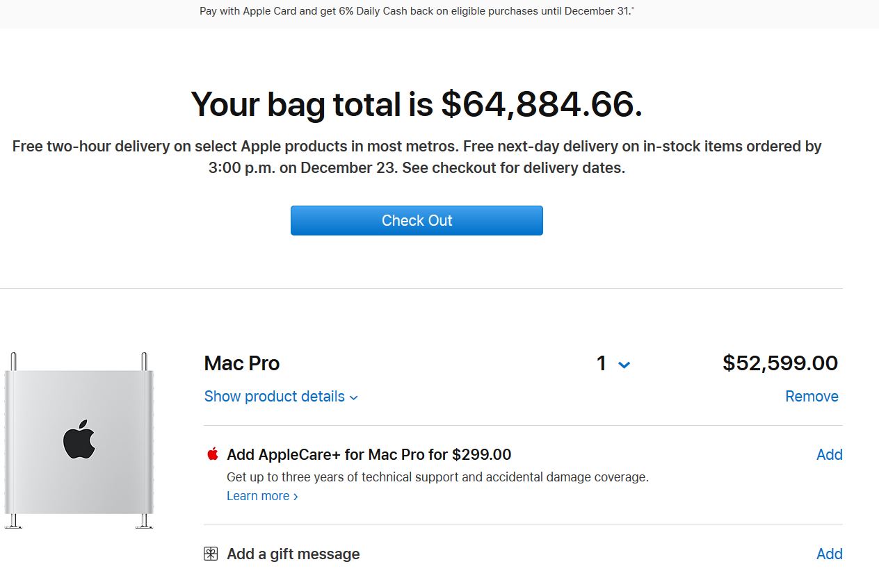The new Mac Pro goes up for order December 10