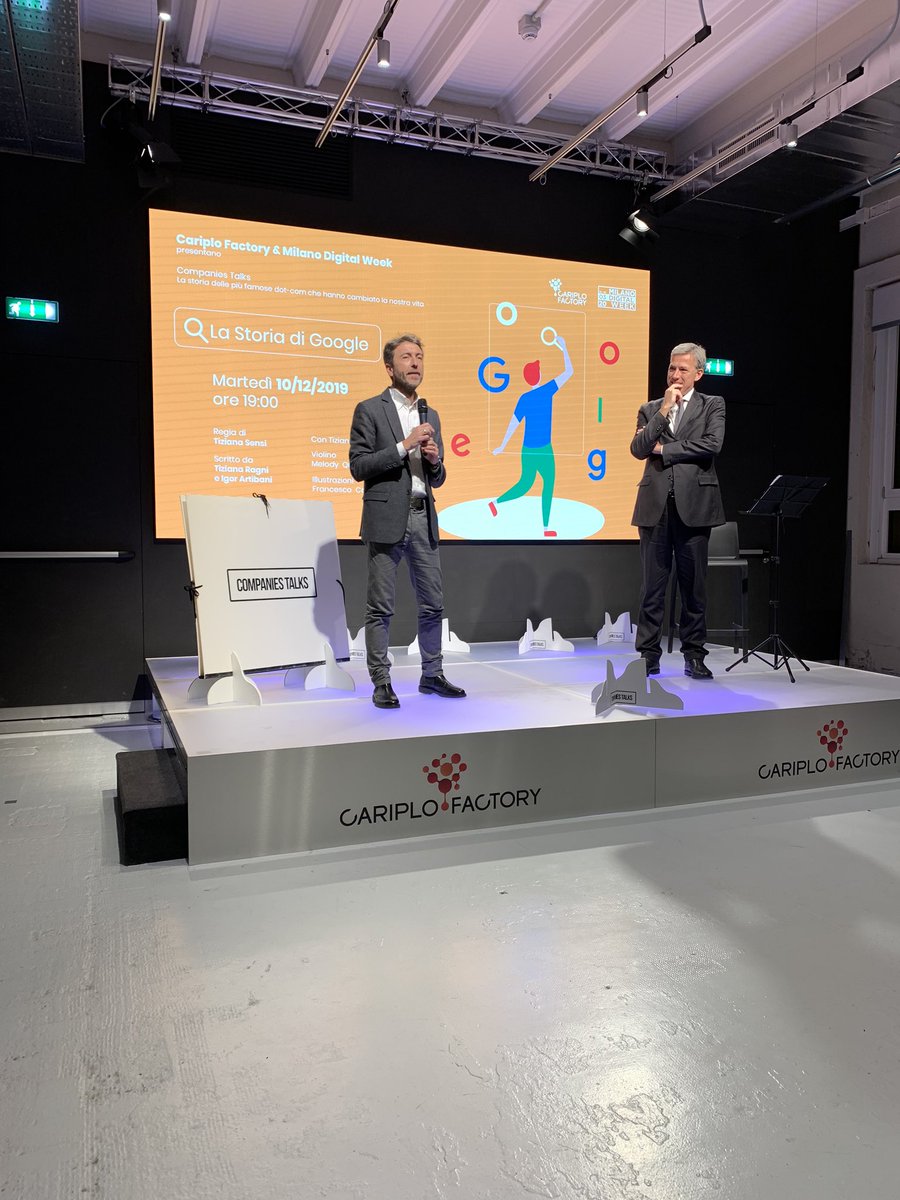 CariploFactory's tweet image. L’innovazione passa anche dall’arte.

Si apre il sipario della kermesse teatrale promossa da #CariploFactory e @MI_DigitalWeek insieme a #CompaniesTalks