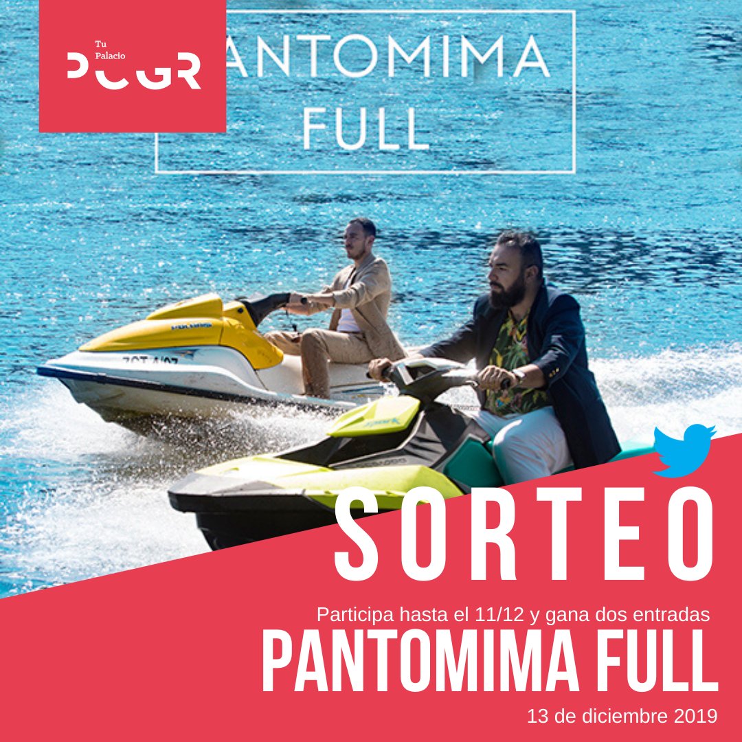 AmigosTuPalacio's tweet photo. #SORTEO #AmigosdeTuPalacio 
Pon @Pantomima_Full en #YouTube y si te mola, ya vuelves aquí. Verlos en directo es una buena opción para echar el rato. ¡Participa!
Haz Me gusta, RT con un Comentario y menciona a una persona
Bases > https://t.co/7jikq9cR53
Hasta 23:59 hrs - 11 DIC´19 https://t.co/1egvDJsxp3