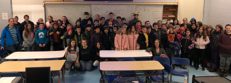 mrjswaine's tweet photo. Another @hourofcode at @BayridgeSS_LDSB with @BayridgePS_LDSB to celebrate compSci week! Thanks @Bayridgeteacher and Ms. Esposito for bringing grade 6s over. @PlayCraftLearn is hugely popular with kids - thanks @codeorg for these great resources! https://t.co/pk0kdt3F1o #bssStem https://t.co/HUqJgI2k4R