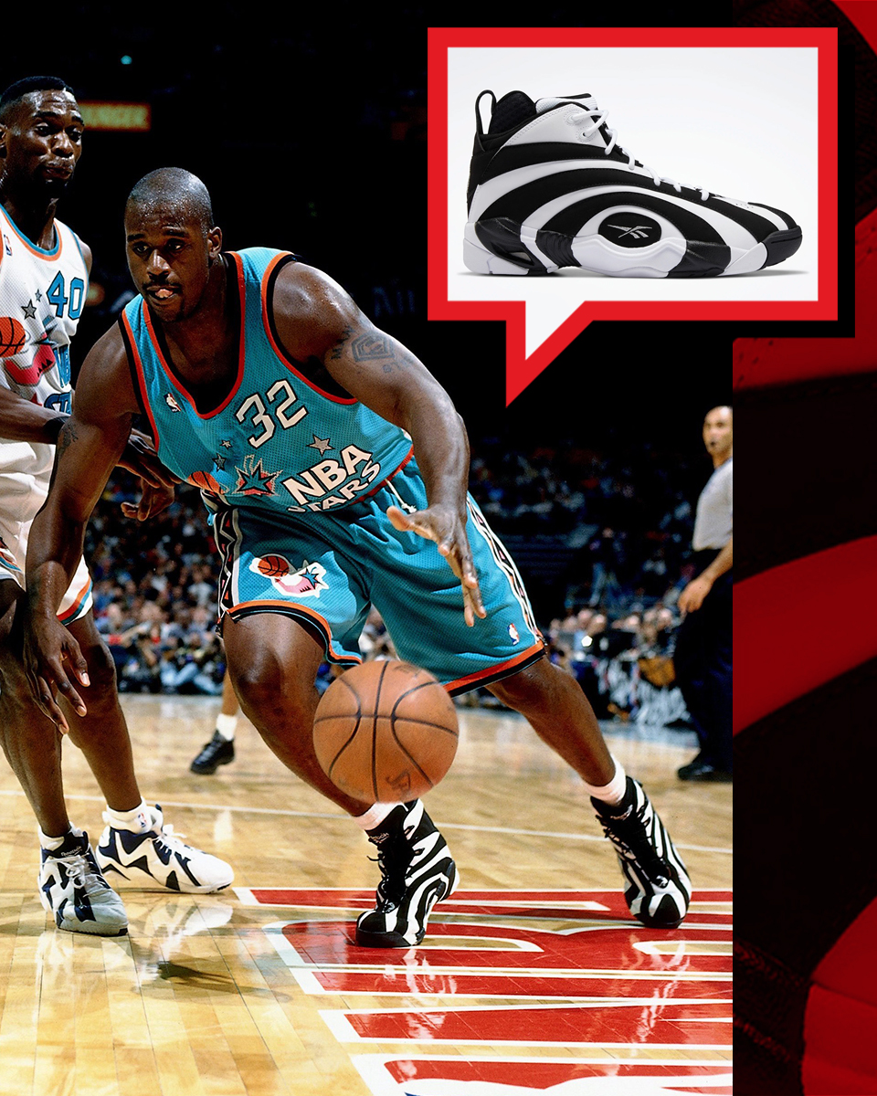 nicekicks's tweet photo. Can you dig it? The @ReebokClassics Shaqnosis is reported to come back for the model's 25th Anniversary

Hey, @SHAQ do you still have your OG pair?

https://t.co/twY0a9qO6y https://t.co/efkw6JqvHN