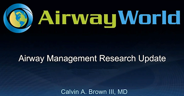 AirwayWorld's tweet photo. ICYMI: Join us THIS THURSDAY (12/12) for the final Quarterly Airway Management Research Update of 2019!  That means we'll also be holding the Airway Article of the Year Awards following the update. Join @CalvinBrown73 for the latest in airway management! https://t.co/CYjFUkaR75 https://t.co/fQrrwFg1wN
