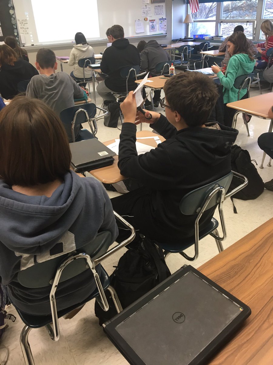 arynfreels's tweet photo. The learning is in the struggle and the struggle is REAL for 8th graders today! Writing equations from two ordered pairs buried inside a logic puzzle. So much fun to listen to their math talk!! https://t.co/jYKLBcbylt