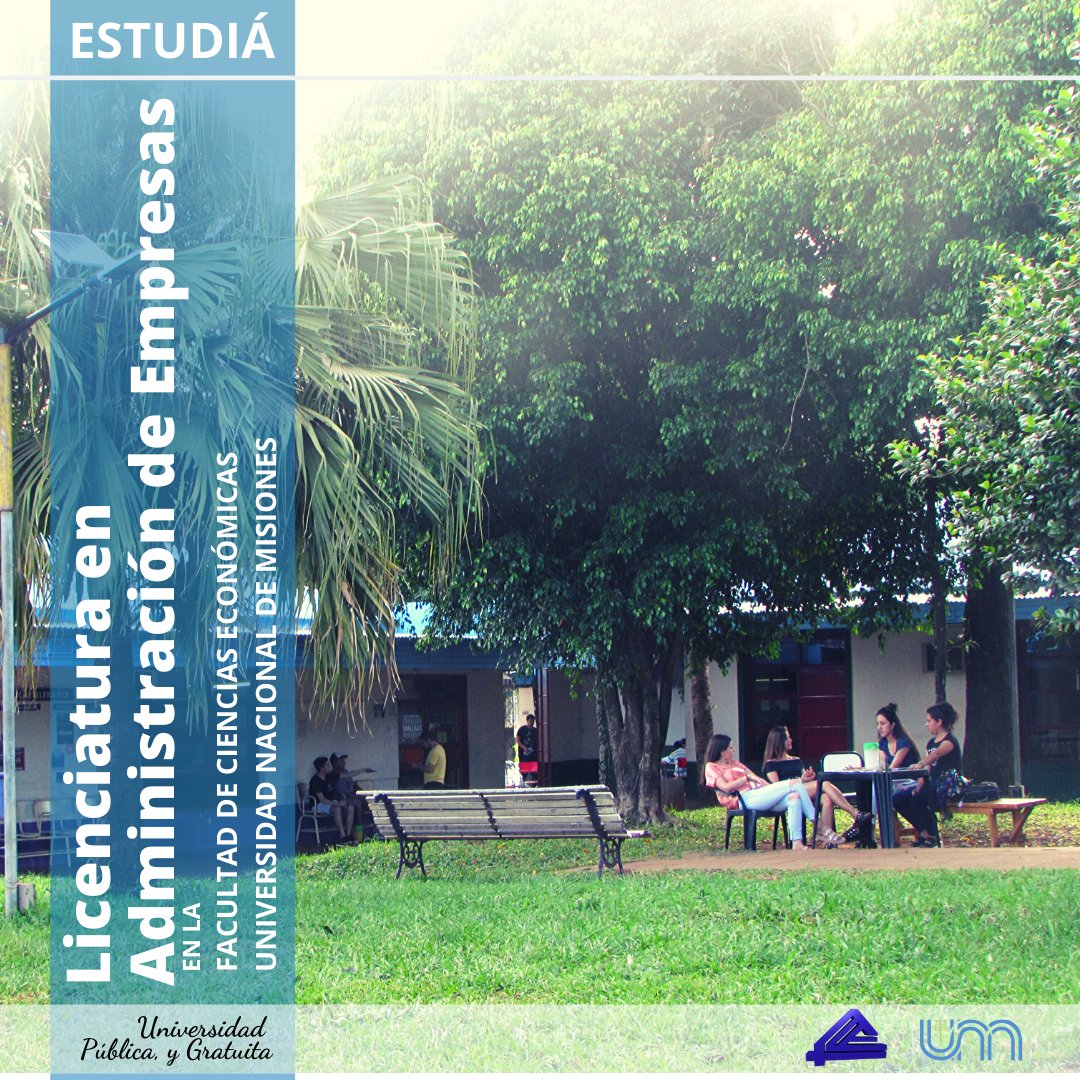 ➡️ Estudiá Licenciatura en Administración de Empresas en la FCEUNaM.

fce.unam.edu.ar 

#EstudiáenlaUNaM #FCEUNaM #UniversidadPúblicayGratuita #LAE
