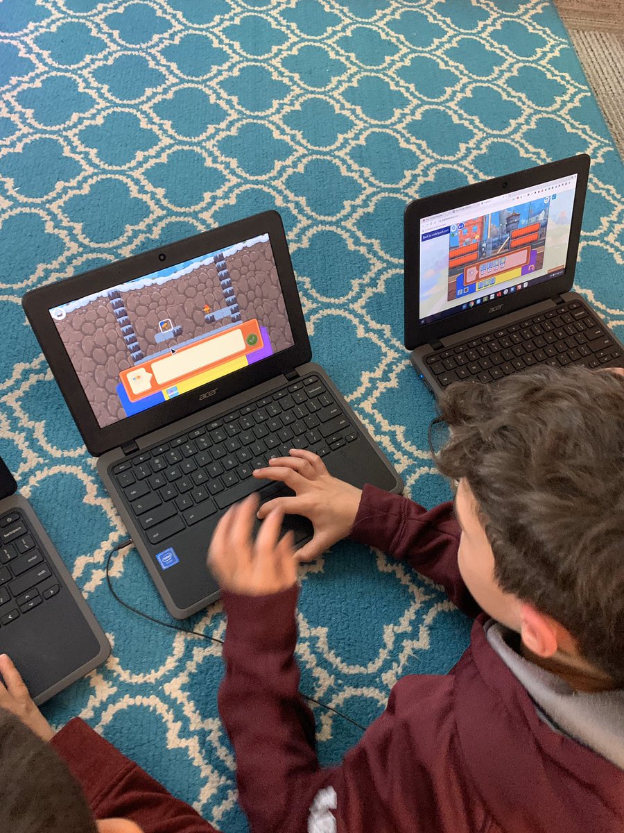 educatorcher's tweet image. Enjoying some #Prospercodes #hourofcode activities @Spradley_El #transformprosper