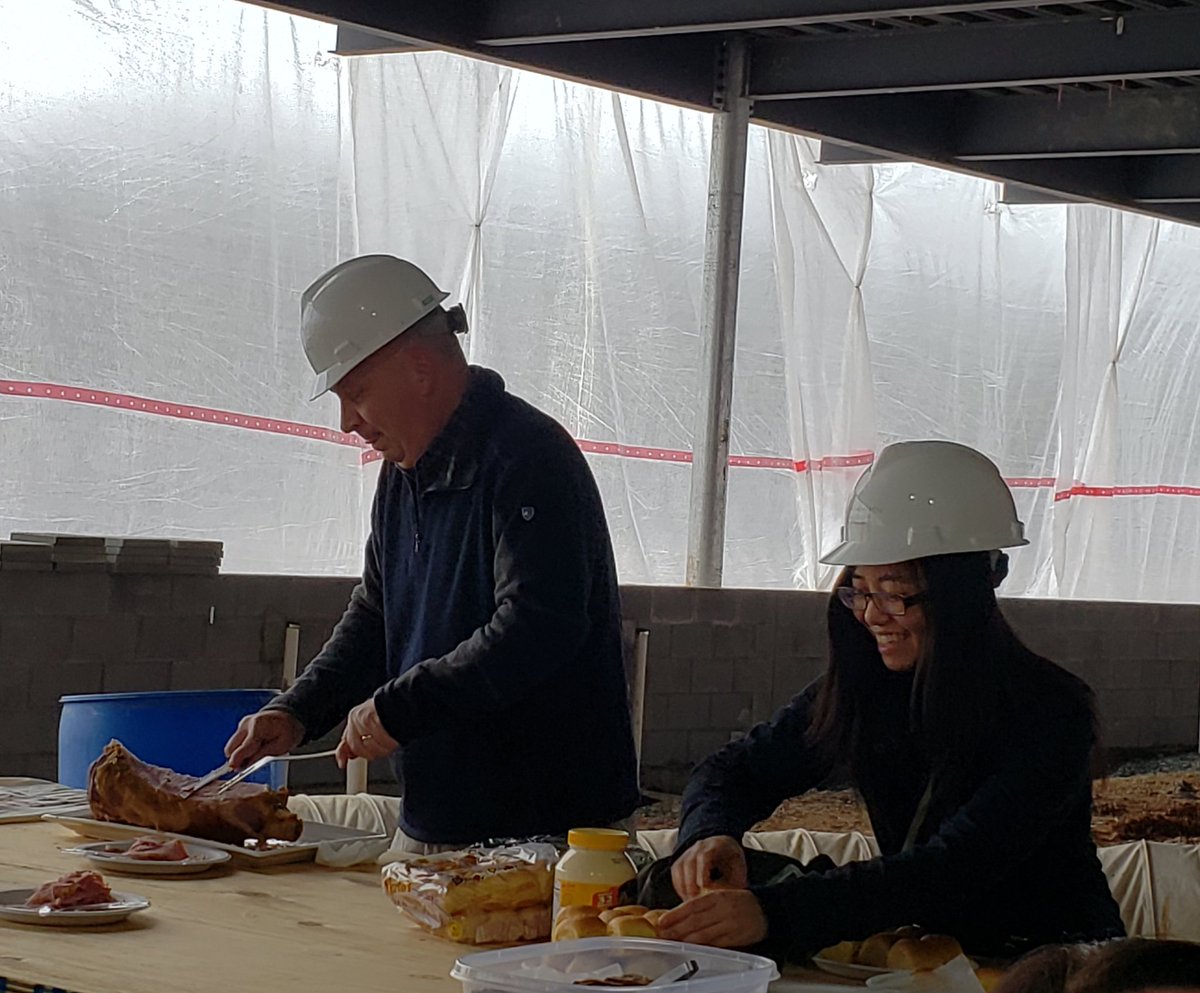 BCPSTechTalk's tweet photo. Lunch on site and tour of the new addition at Forest Middle School. @BCPS_Education https://t.co/nEsToQYgbw