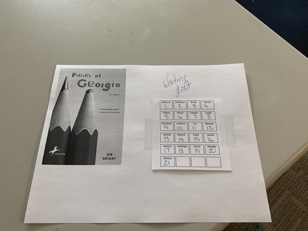 mrs_harvell's tweet photo. ❤️ sharing books with students! #FirstChapterFriday This one is older, but a story told in verse for our poetry unit! @TimberviewMS @kisdlit https://t.co/7gMKzeZ2sc