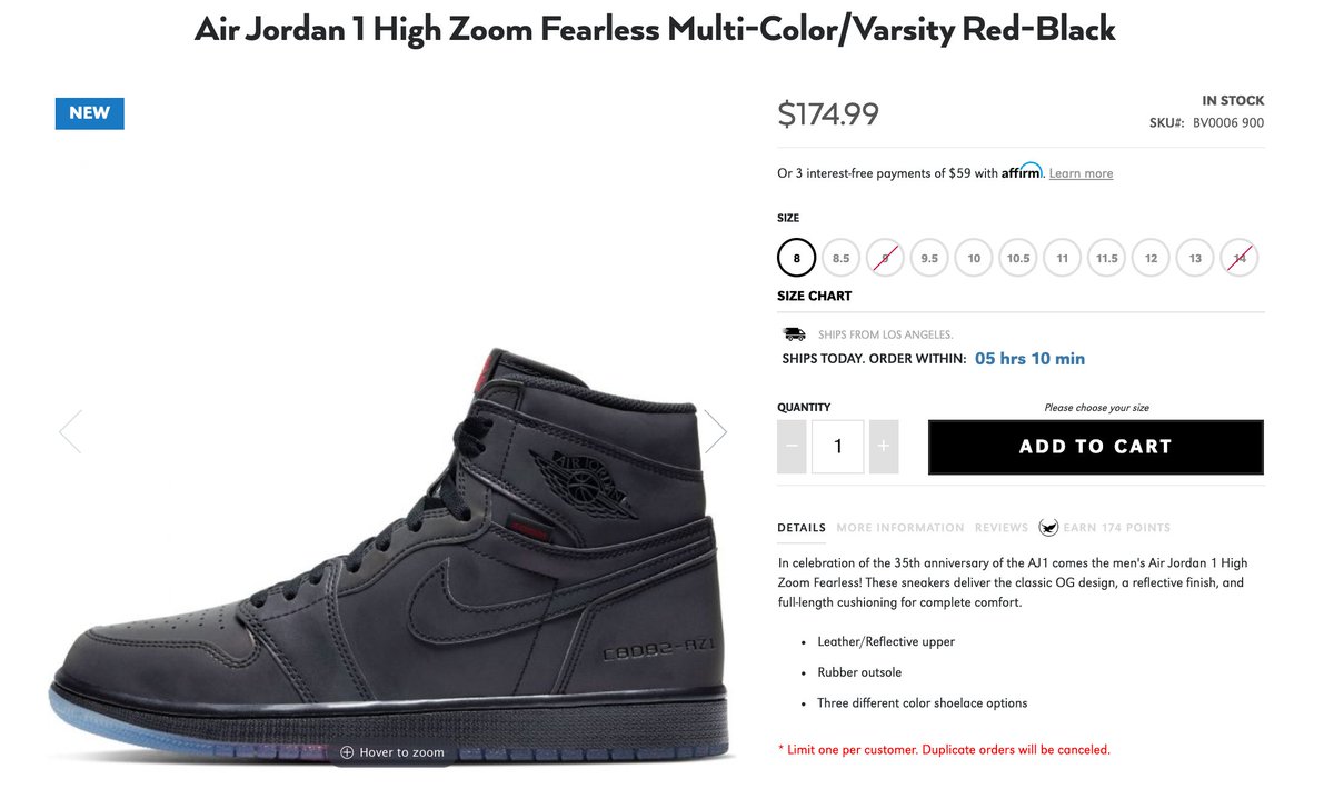 jordan 1 zoom fearless crease