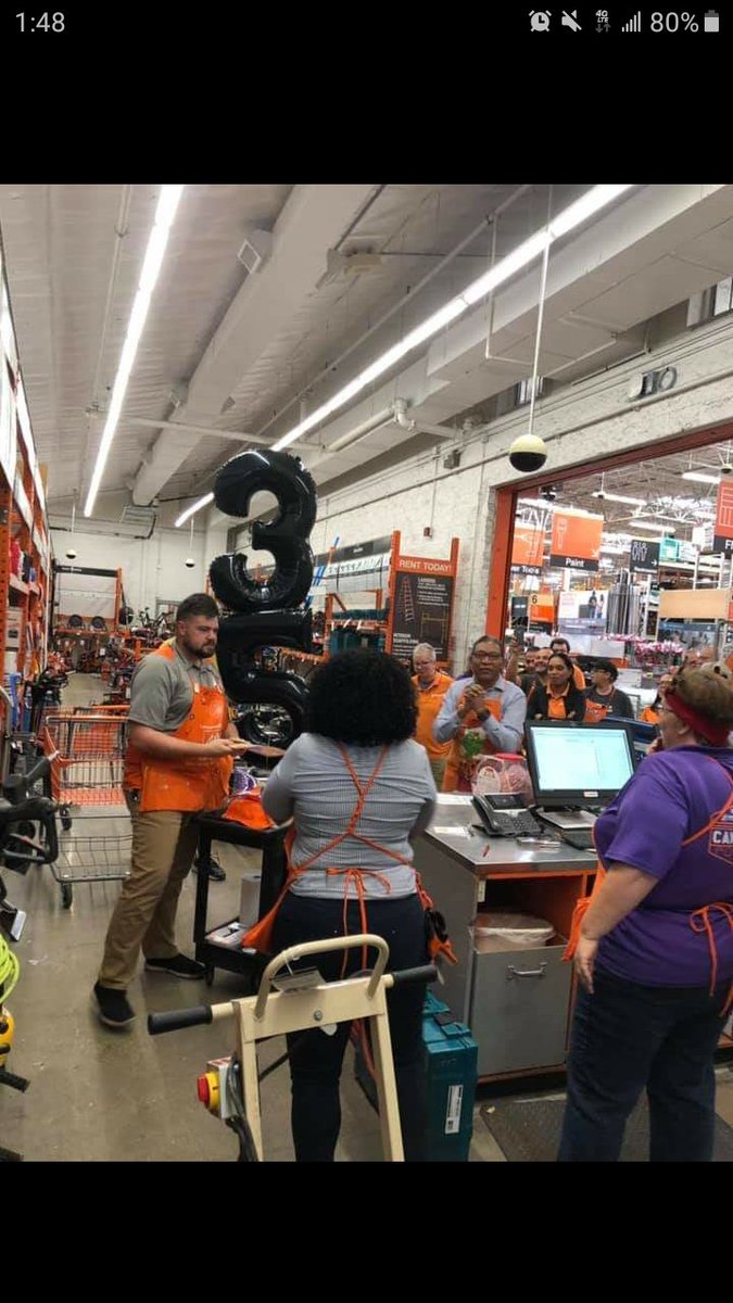 Happy 35 year anniversary with home depot love you lots mom. <a href="/Dawn0263TRC/">Dawn</a>